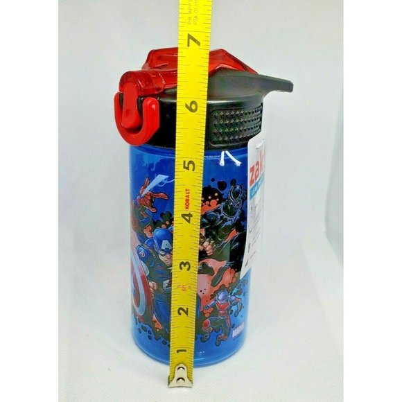 Zak Leak Proof Push Button Lid BPA Free 16 Ounce Marvel Hero's Tumbler Cup - Picture 11 of 11